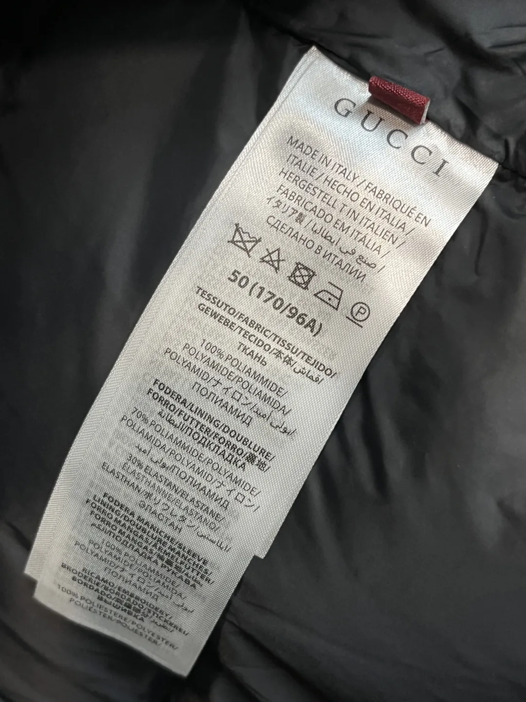 Gucci 2025 Down Jacket Black Stand Collar - Image 11