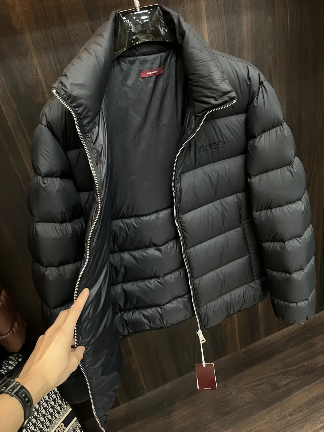 Gucci 2025 Down Jacket Black Stand Collar - Image 4