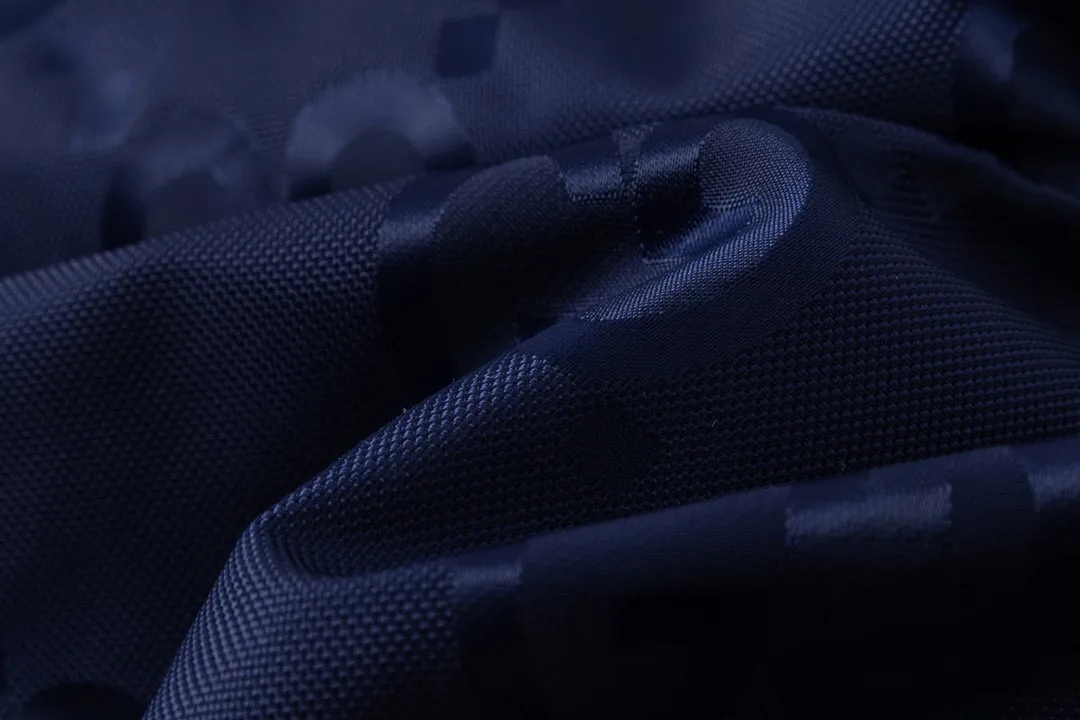 Gucci Logo Jacquard Down Jacket Blue - Image 10