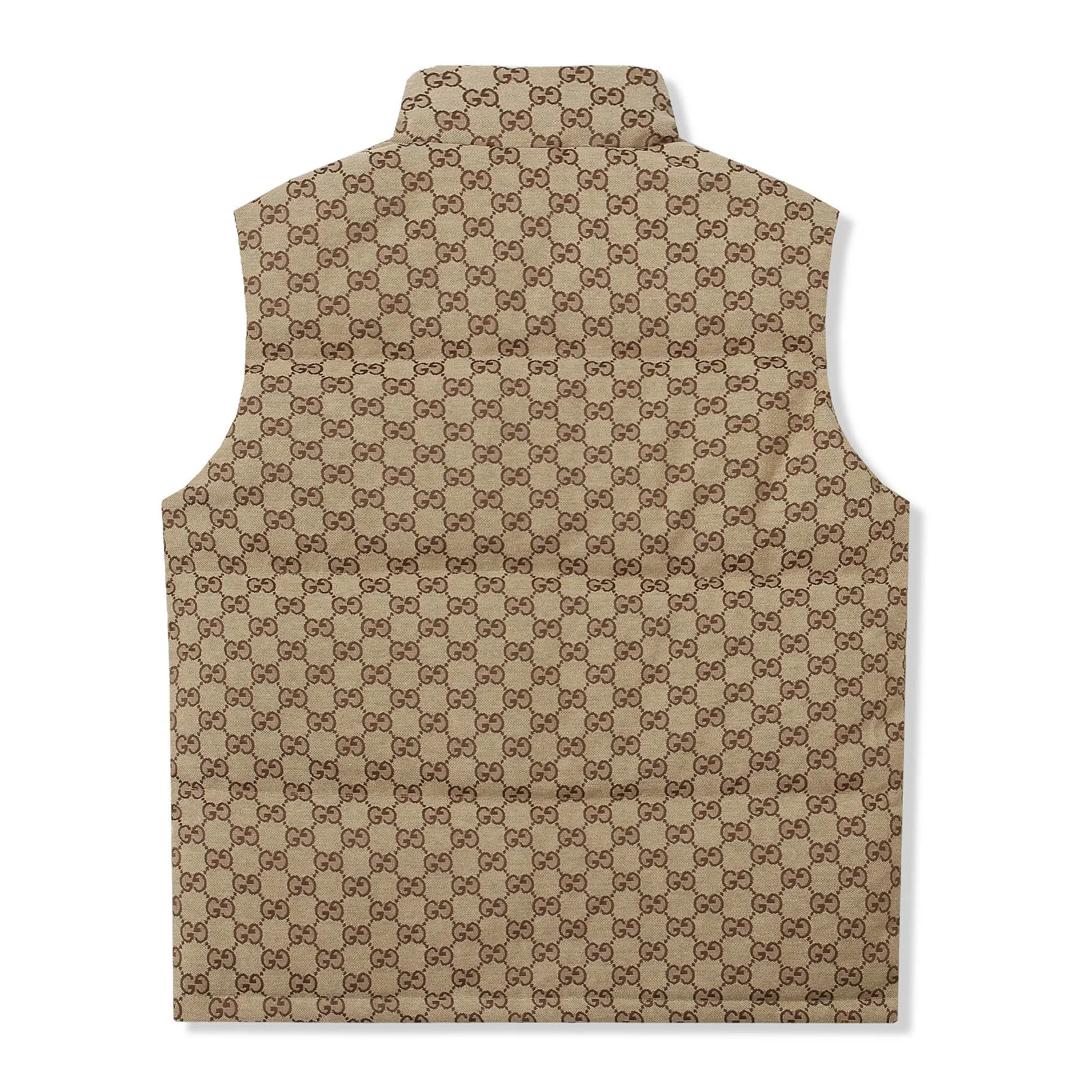 THE NORTH FACE x GUCCI Down Vest Beige GG Pattern - Image 3