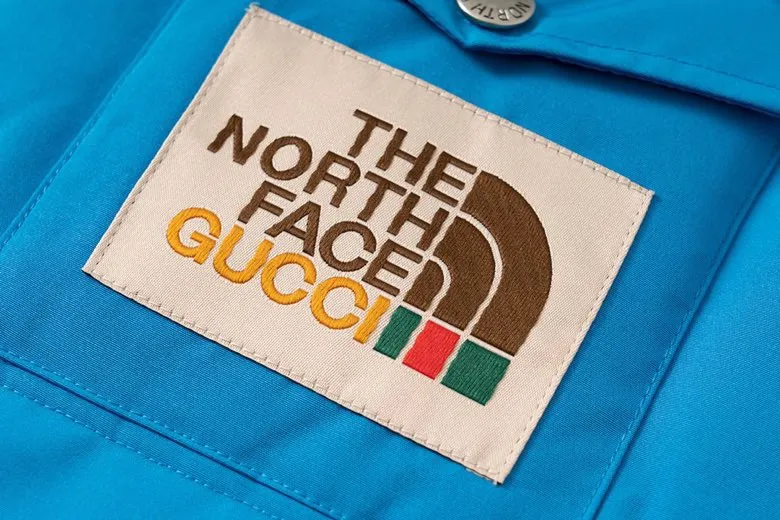 THE NORTH FACE x GUCCI Down Vest Blue - Image 7