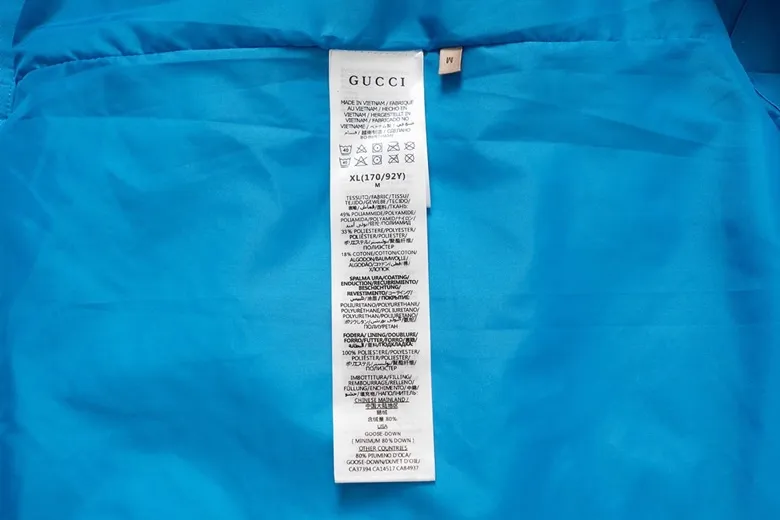 THE NORTH FACE x GUCCI Down Vest Blue - Image 10