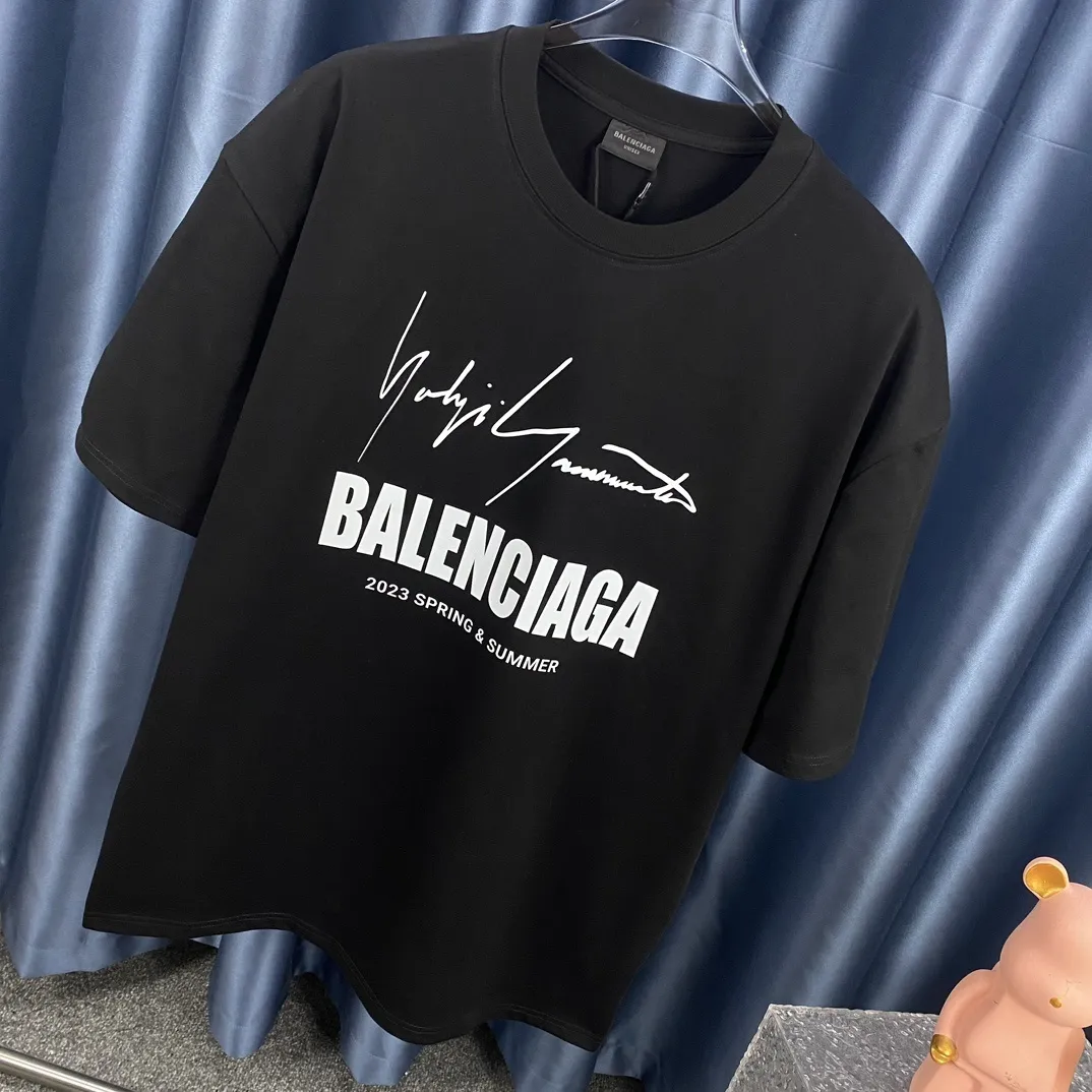 Balenciaga Yohji Yamamoto T-Shirt Black - Image 4