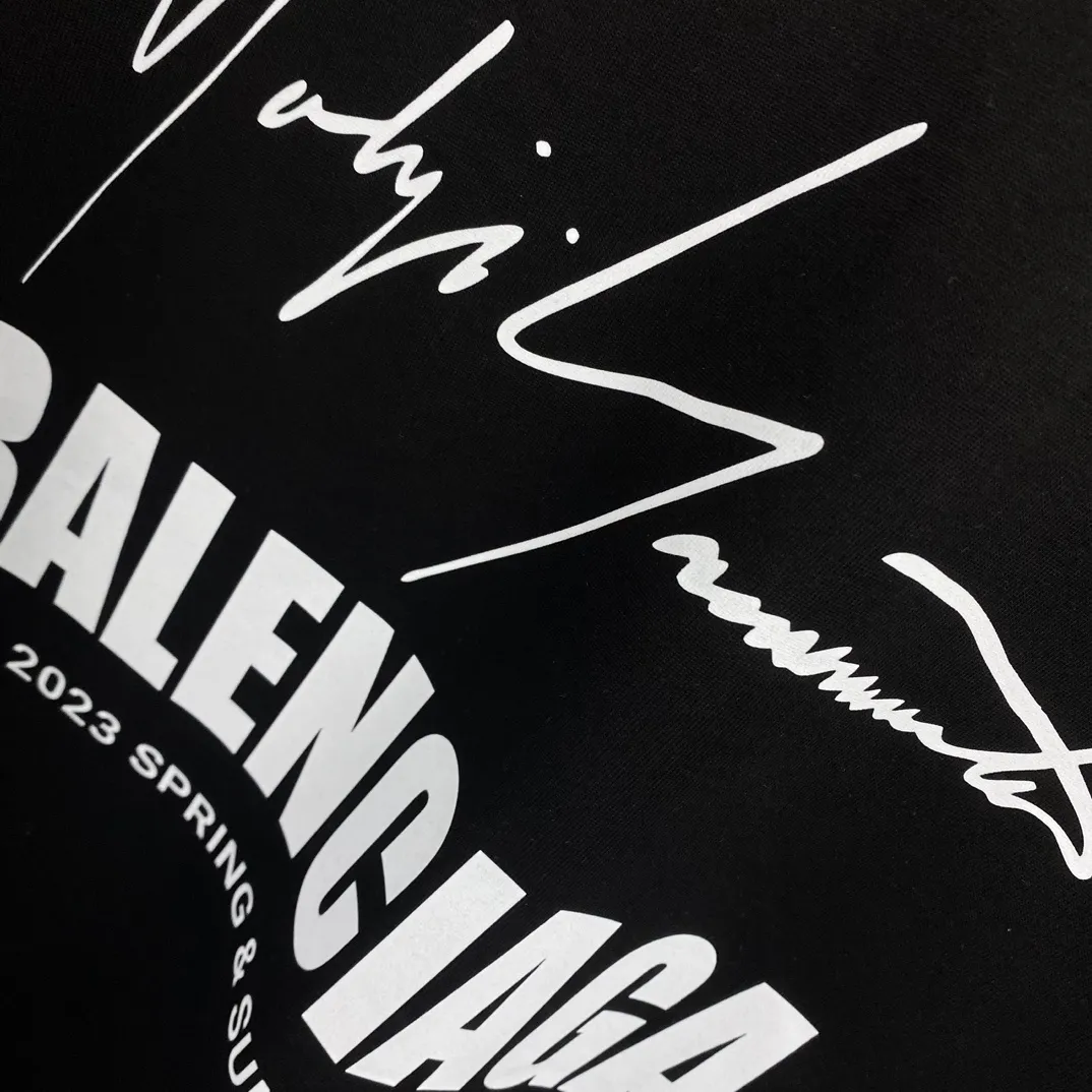 Balenciaga Yohji Yamamoto T-Shirt Black - Image 5