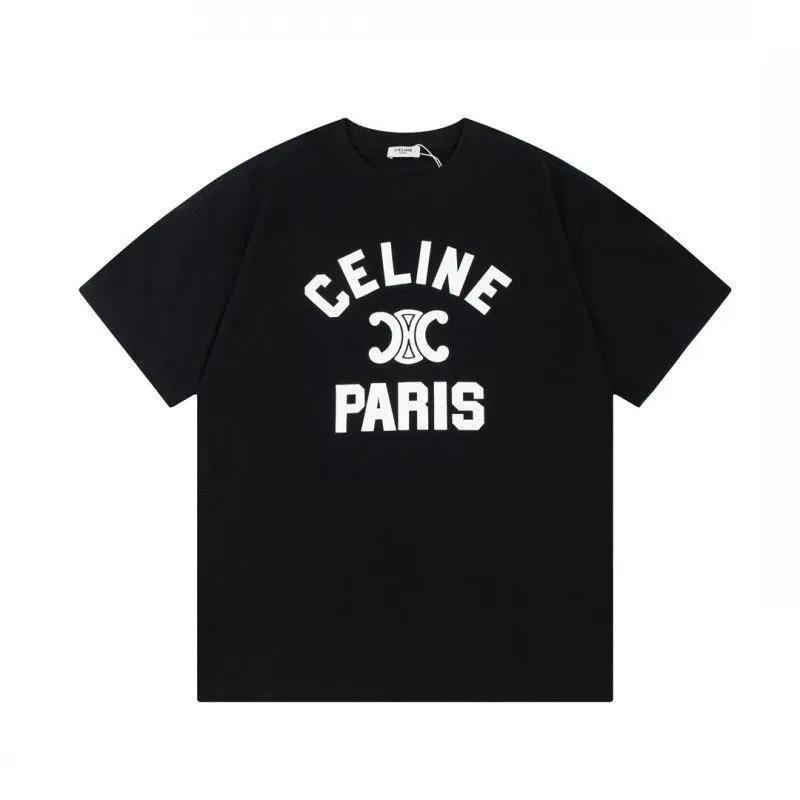 CELINE Paris T-Shirt Black Short Sleeve
