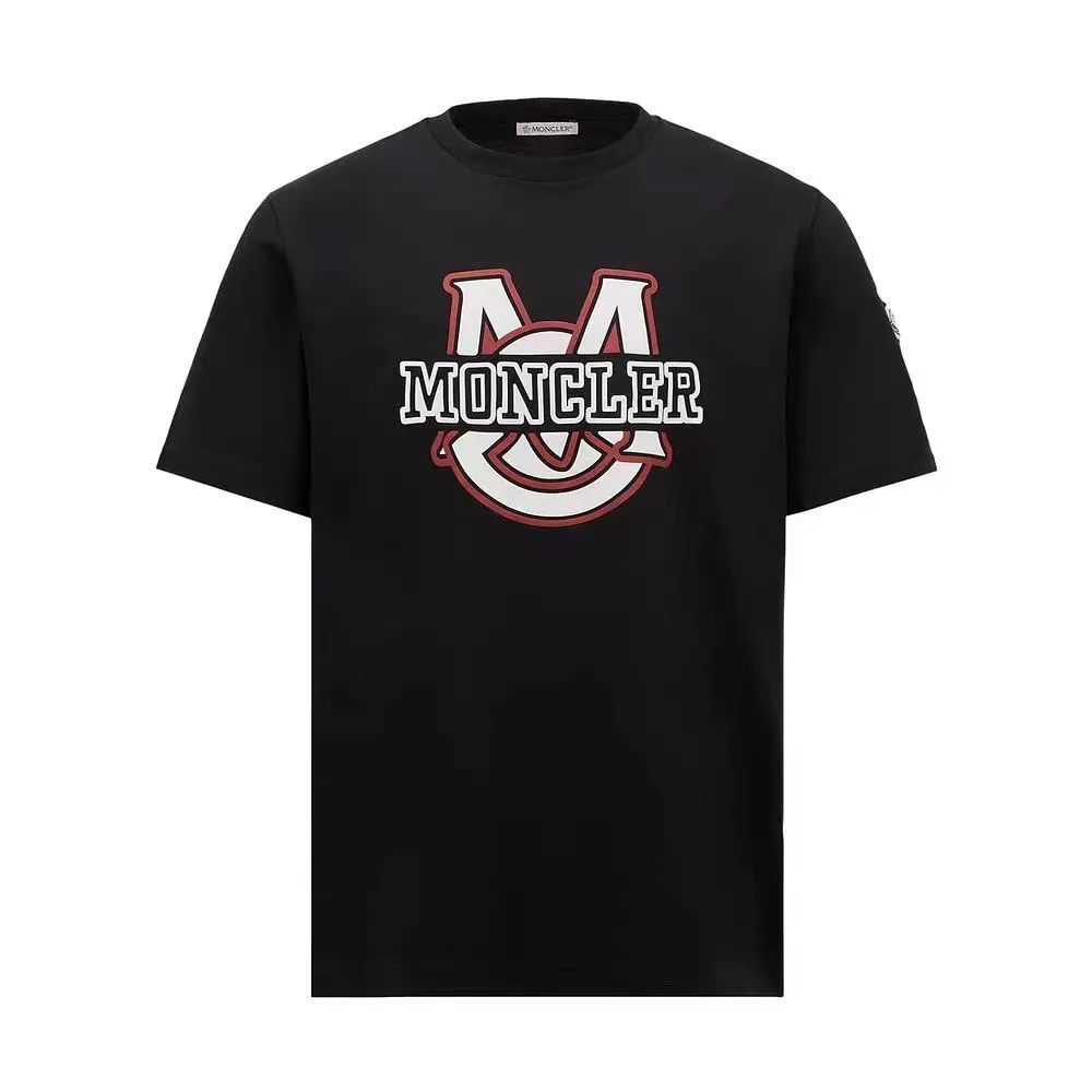 Moncler Logo T-Shirt Black Short Sleeve