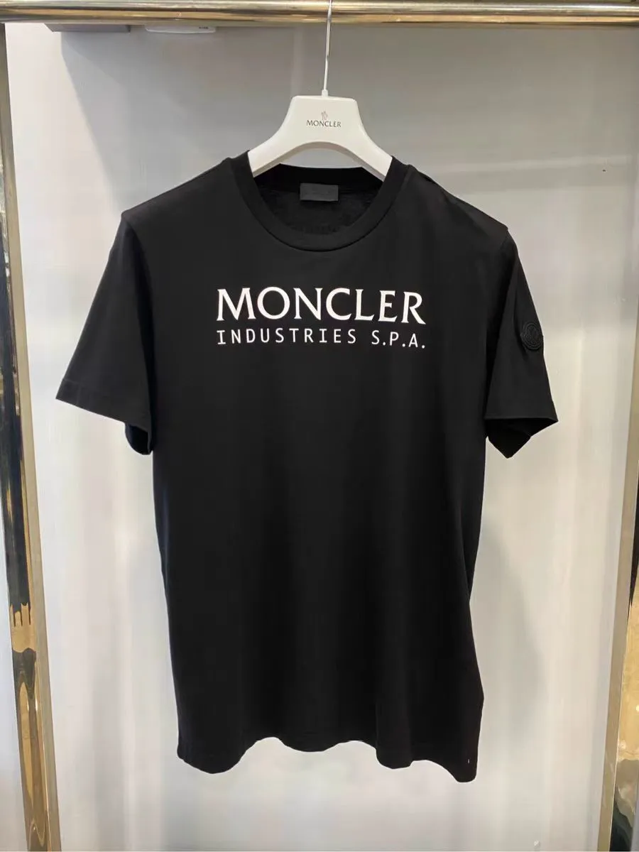 Moncler Industries Black T-Shirt Regular