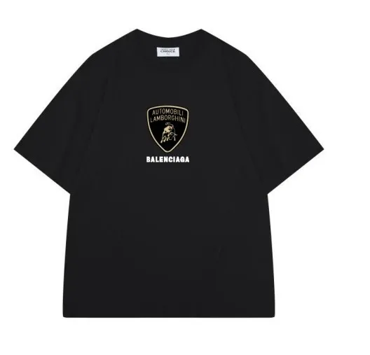 Balenciaga Lamborghini T-Shirt Black Logo