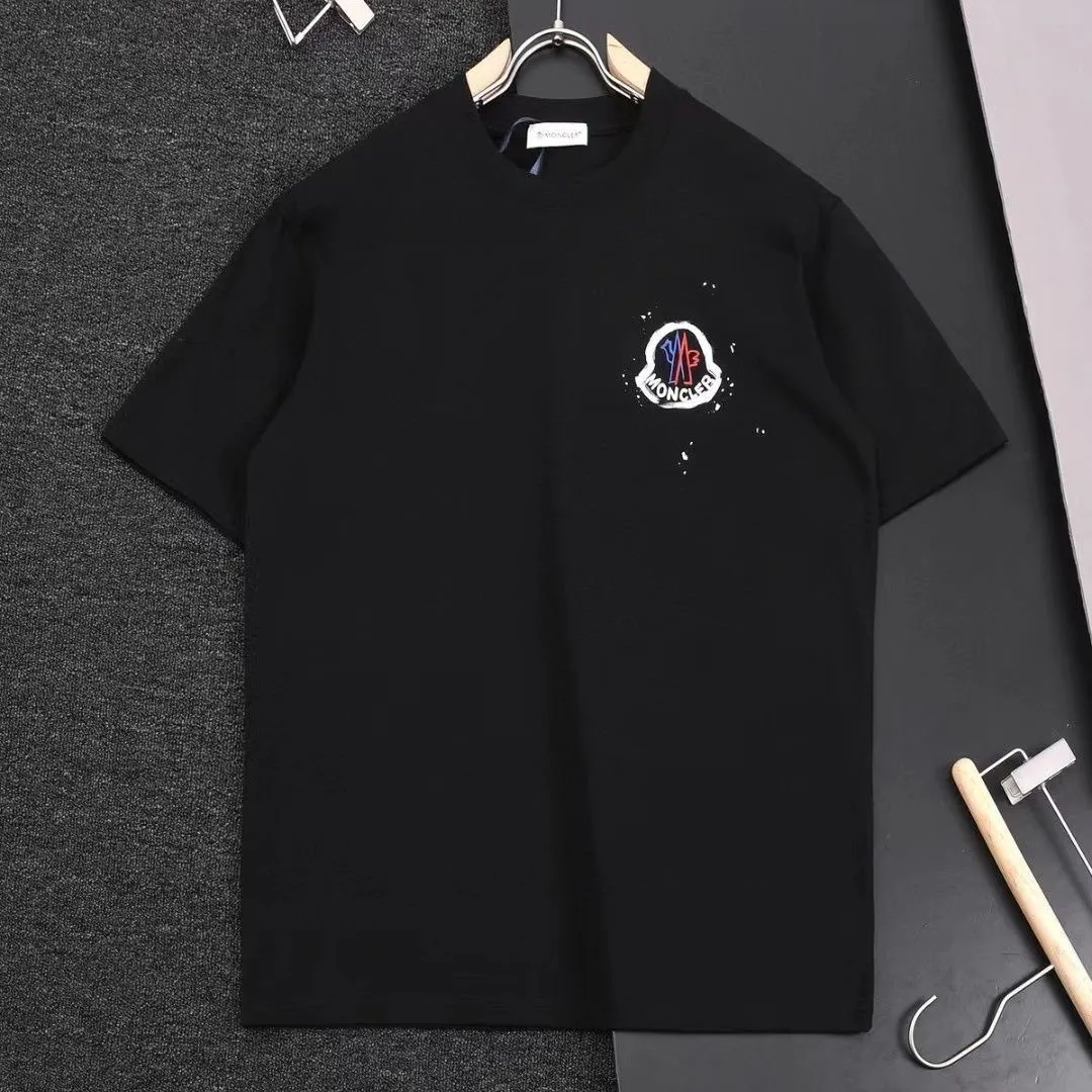 Moncler T-Shirt Black Logo Graphic