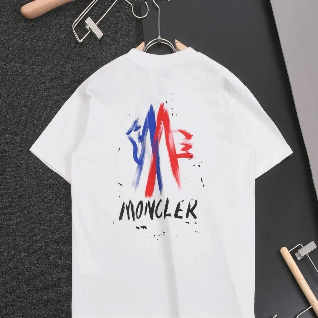 Moncler T-Shirt Black Logo Graphic - Image 5