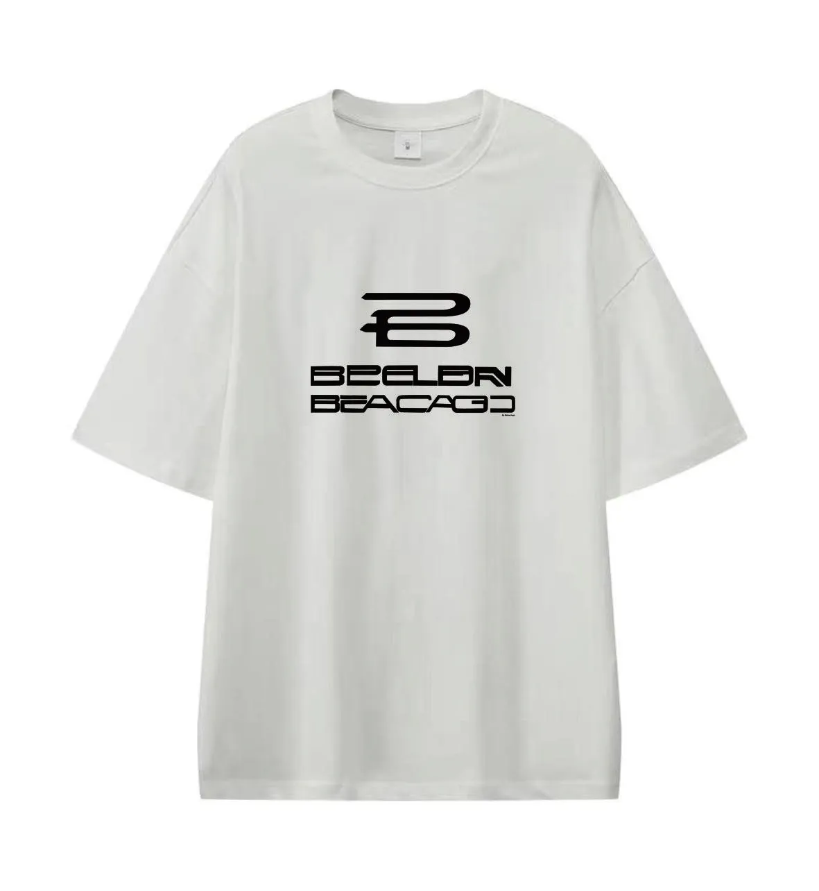 Balenciaga Logo T-Shirt White Short Sleeve