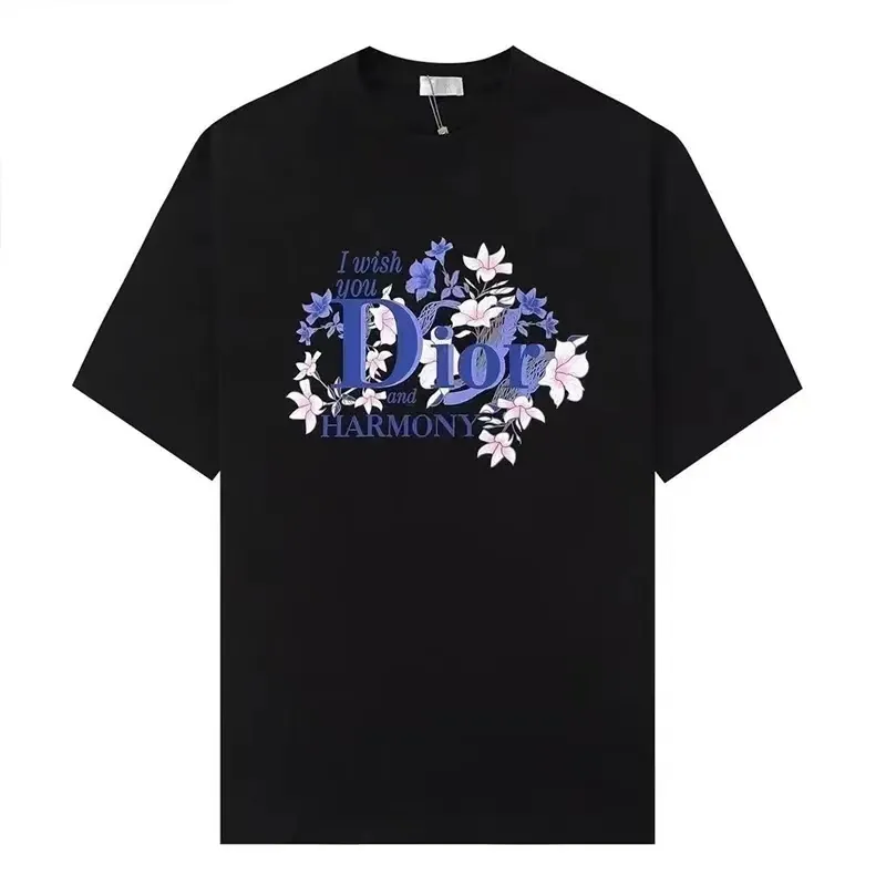 Dior Harmony Floral Black T-Shirt