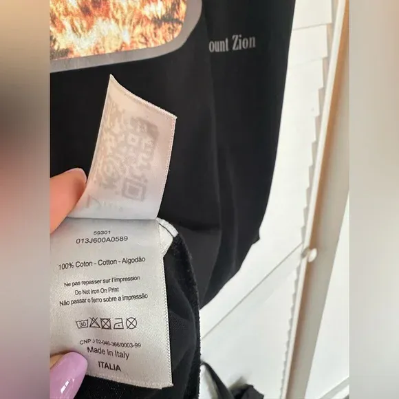 Dior Short Sleeve T-Shirt Black Graphic - Image 7