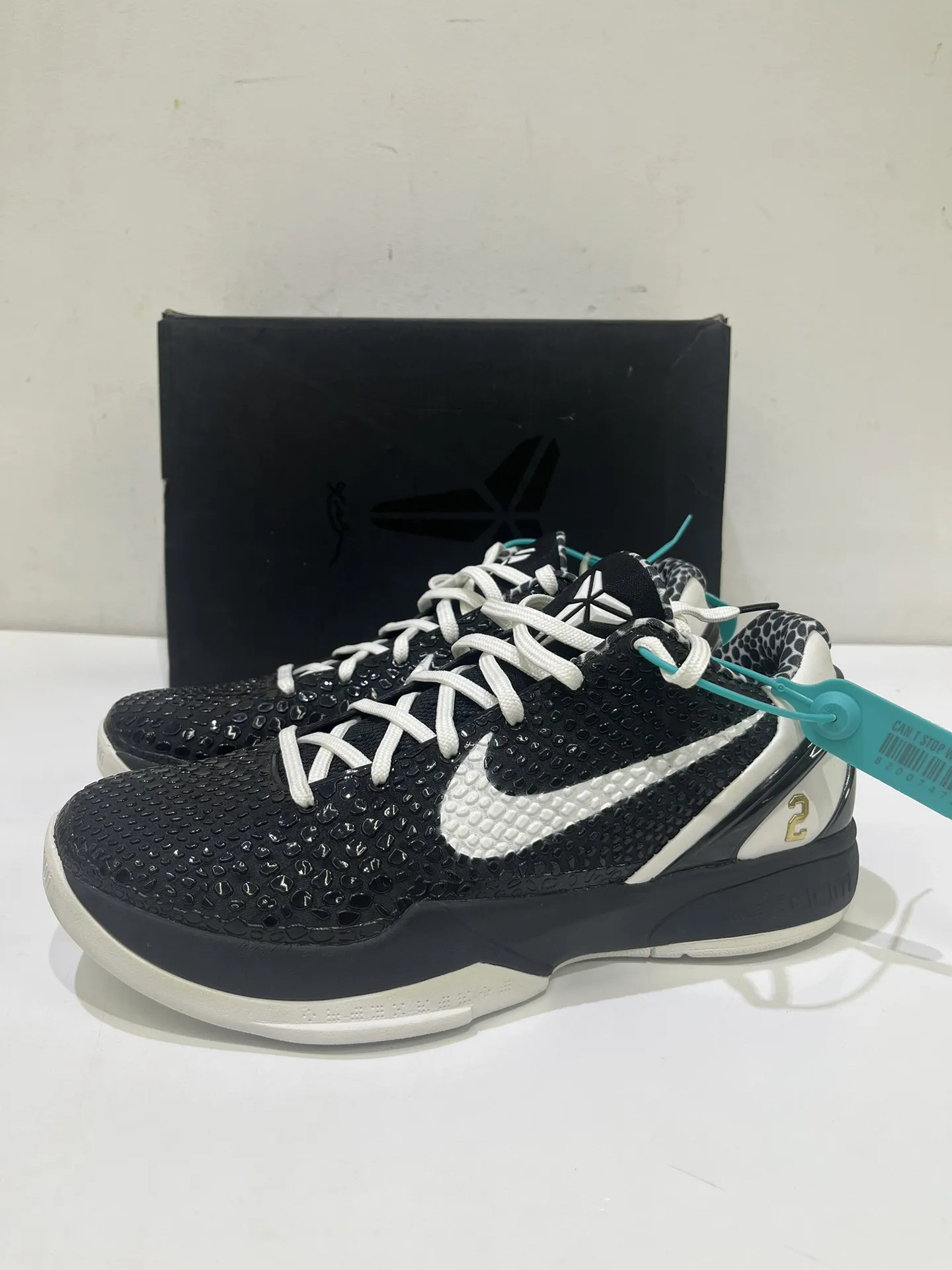 Nike Kobe 6 Protro Black White Low