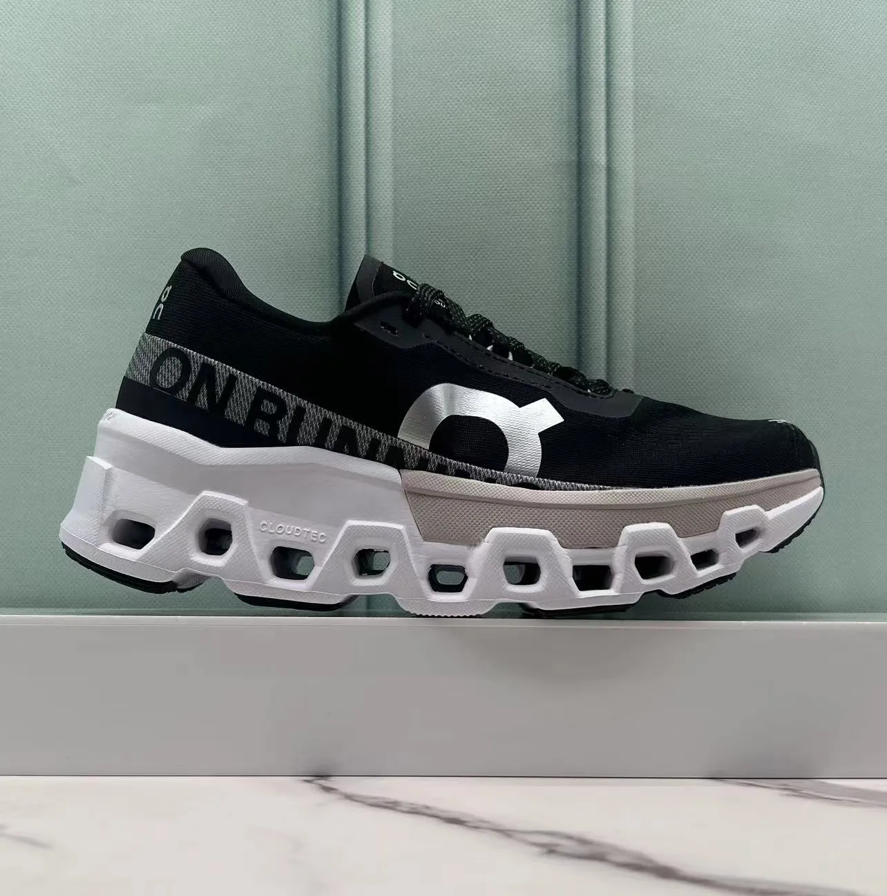 On Cloudmonster 2 Black Running Shoes