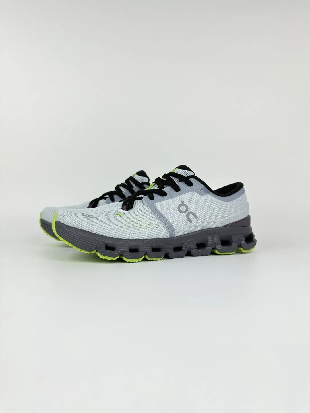 On Cloud X 4 White Grey Green Shoes