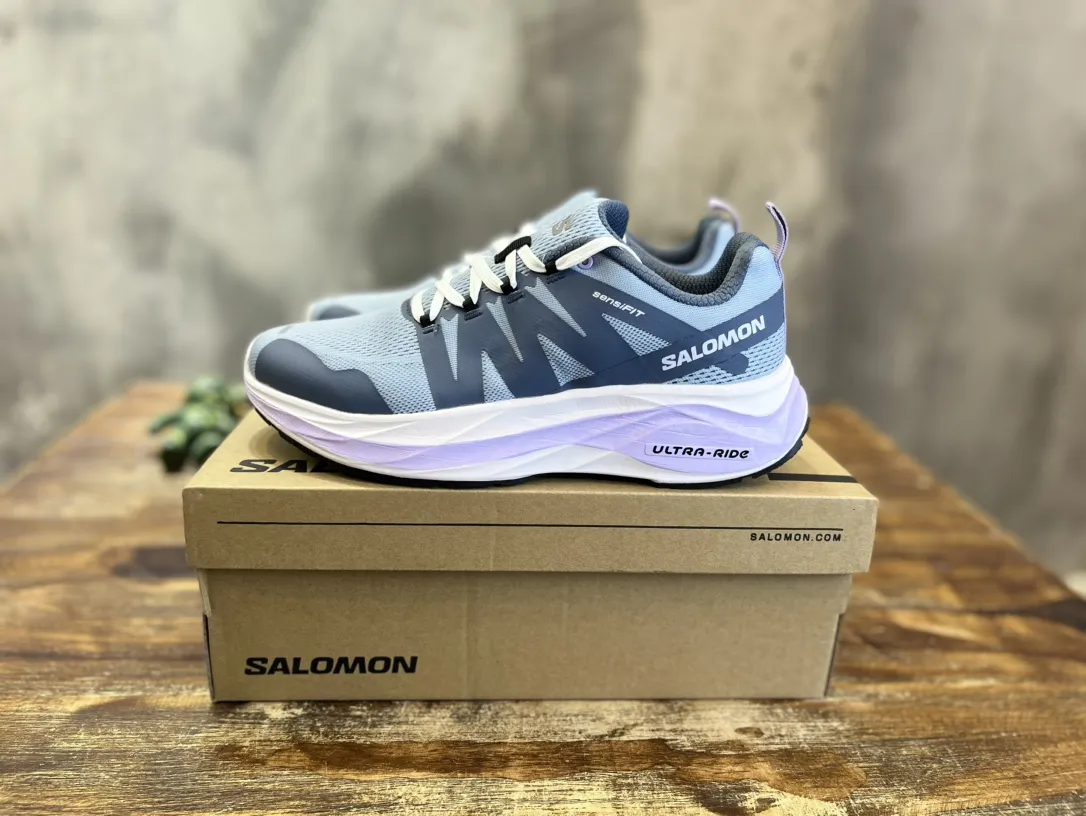 Salomon Aero Glide Blue Running Shoes