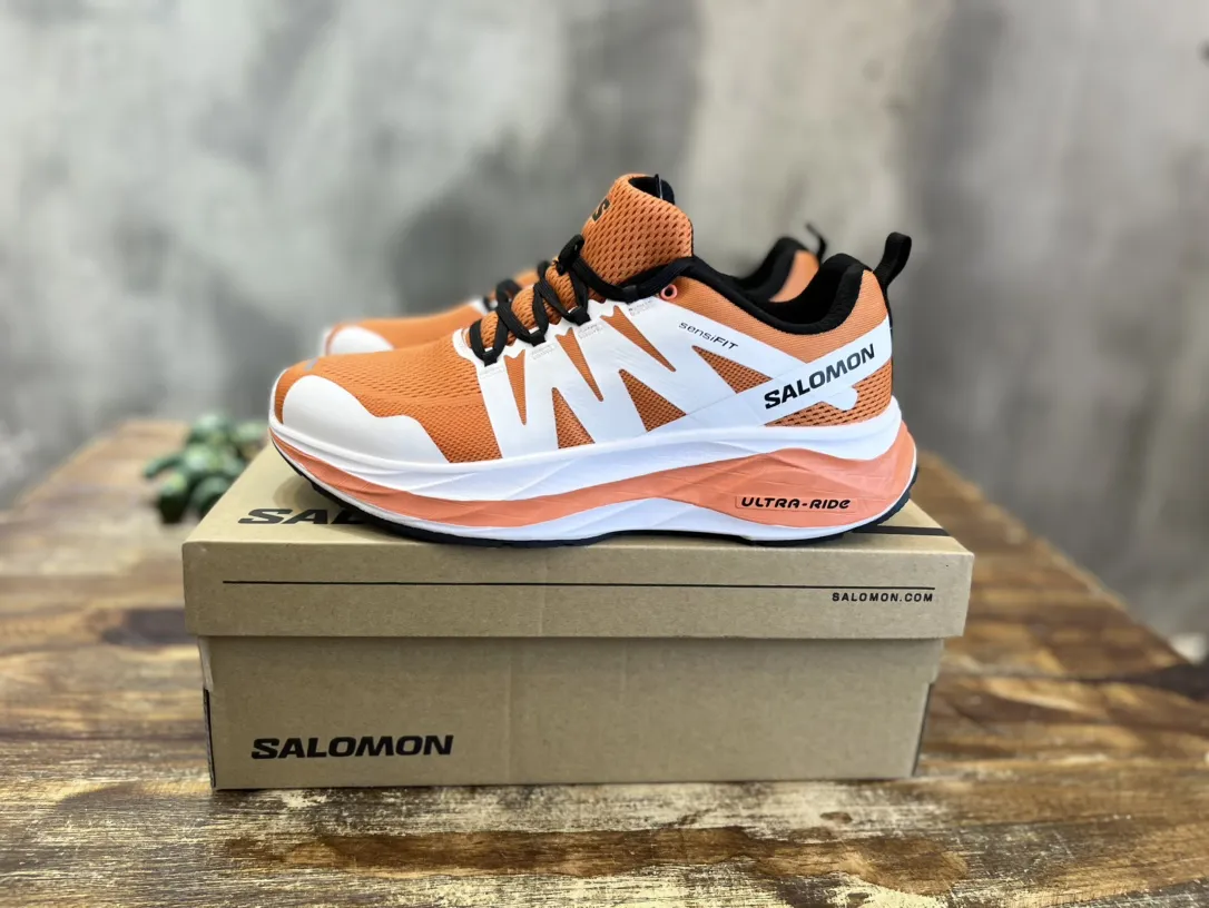 Salomon Aero Glide Orange Trail Shoes