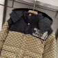 Replica Gucci & The North Face Down Jacket in Brown