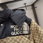 Replica Gucci & The North Face Down Jacket in Brown