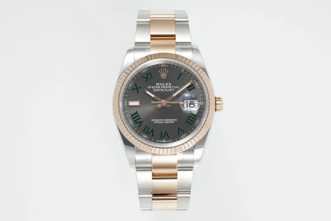 VS Factory Rolex Datejust 36mm Two-Tone Stainless Steel and Rose Gold Watch