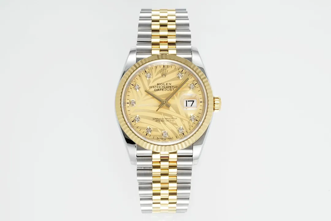 VS Factory Rolex Datejust 36mm Two-Tone Yellow Gold