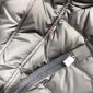 Replica New Moncler Down Jacket White Goose Down in Black