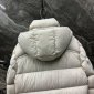 Replica New Moncler Down Jacket White Goose Down in White