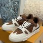 Replica LV Trainer Sneaker in Brown with White