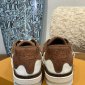 Replica LV Trainer Sneaker in Brown with White