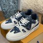 Replica LV Trainer Sneaker in Blue with White