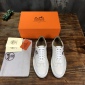 Replica Hermes Sneaker Quicker in White with Black