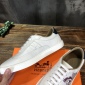 Replica Hermes Sneaker Quicker in White with Black