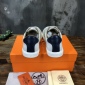 Replica Hermes Sneaker Quicker in White with Black