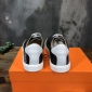 Replica Hermes Sneaker Quicker in black with White