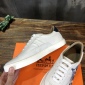 Replica Hermes Sneaker Quicker in White with Blue