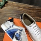 Replica Hermes Sneaker Quicker in White with Blue