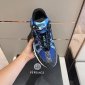Replica Versace Sneaker Trigreca in Blue with Black