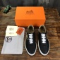 Replica Hermes Sneaker Quicker in black with Yellow