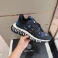 Replica Versace Sneaker Trigreca in Black with Blue