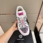 Replica Versace Sneaker Trigreca in White with Pink