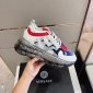 Replica Versace Sneaker Chain Reaction in Red with Blue