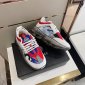 Replica Versace Sneaker Chain Reaction in Red with Blue