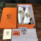 Replica Hermes Sneaker Quicker in White with Yellow