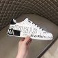 Replica DG Sneaker Portofino in White with Black words