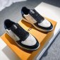 Replica Louis Vuitton Sneaker Rivoli in White with Black