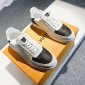 Replica Louis Vuitton Sneaker Rivoli in White with Brown
