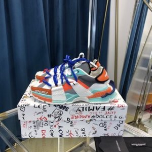 DG Sneaker Daymaster in White with Orange and Blue