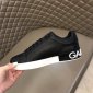 Replica DG Sneaker Portofino in Black with White sole