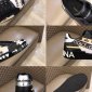 Replica DG Sneaker Portofino in Black and White toe